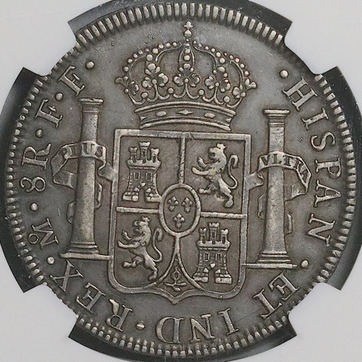 1779 NGC AU 53 Mexico 8 Reales Charles III Spain Colonial Silver Dollar  Coin (24010801C)