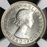 1961 NGC PF 67 Australia 6 Pence Gem Proof Elizabeth II Silver Coin POP 8/1 (25012901C)