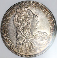 1737 NGC MS 63 Austria Numerical Thaler Rare Hall Mint Silver Coin POP 1/1 (25020501C)