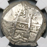 1751 NGC AU 58 Bolivia 8 Reales Cob Spain Ferdinand VI Silver Coin POP 3/2 (24042101D)
