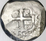 1754 NGC AU Bolivia 8 Reales Cob Spain Ferdinand VI Pirate Colonial Silver Coin (24073001D)