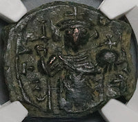 644 NGC Constans II Byzantine Empire Follis Constantinople Mint (24063008C)