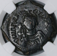 611 NGC Heraclius Byzantine Empire Follis Nikomedia Mint (24063007C)