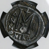 611 NGC Heraclius Byzantine Empire Follis Nikomedia Mint (24063007C)