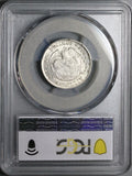 1874 PCGS AU 58 Colombia 2 Decimos Medellin 20 Centavos Silver Coin POP 1/0 (24091102D)