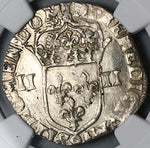 1605-9 NGC MS 63 France 1/4 Ecu Henry IV Silver Coin Rennes POP 1/0 (25031803C)