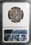 1607-9 NGC VF 30 France 1/4 Ecu Henry IV Silver Coin Rennes POP 1/1 (24122601D)