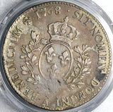 1768-A PCGS VF France Louis XV Ecu Paris Mint Crown Silver Coin (25022702C)