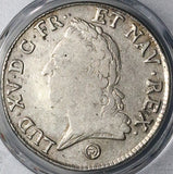 1774-Q PCGS VF 25 France Louis XV Ecu Perpignan Rare Silver Coin POP 1/0 (24051502D)