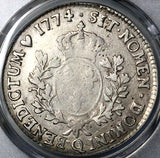 1774-Q PCGS VF 25 France Louis XV Ecu Perpignan Rare Silver Coin POP 1/0 (24051502D)