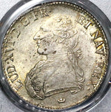 1785-M PCGS MS 63 France Louis XVI Ecu Toulouse Silver Coin POP 1/0 (25012701D)