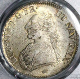 1785-M PCGS MS 63 France Louis XVI Ecu Toulouse Silver Coin POP 1/0 (25012701D)