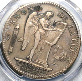 1792-A PCGS VF France Louis XVI Ecu Constitution Paris Mint Silver Crown Coin (25022703C)