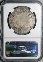 1811-MA NGC F 12 France 5 Francs Napoleon I Marseille Scarce Mint Silver Coin (23091702C)