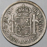 1817-NG Guatemala 2 Reales AVF Colonial Spain Ferdinand VII Silver Coin (24120501R)