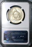 1937 NGC MS 64 Honduras 1 Lempira Chieftain 90% Silver Coin (24121401D)