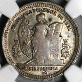 1890/85 NGC VF 30 Honduras 25 Centavos Standing Liberty Coin POP 1/1 (25012202C)