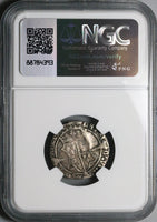 1534 NGC VF 20 Ireland Henry VIII Anne Boleyn 4 Pence Groat Harp Silver Coin (24111004C)