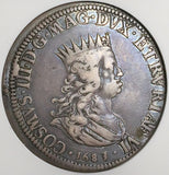 1683 NGC VF 30 Livorno Tallero Tollero Cosimo Medici Tuscany Crown Coin POP 1/0 (24031101D)