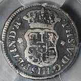 1746 PCGS VF 20 Mexico 1/2 Real Philip V Spain Colony Silver Coin (24040901C)