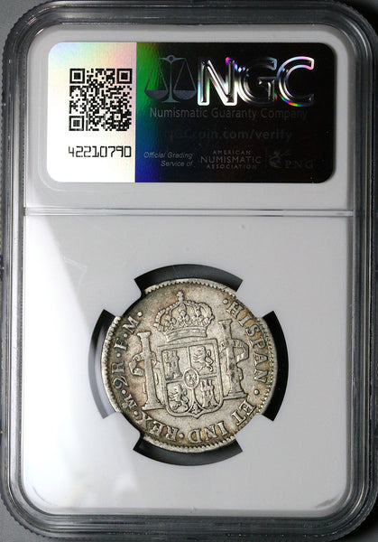 1788-Mo NGC F 12 Mexico 2 Reales Charles III Spain Colony Silver Coin ...