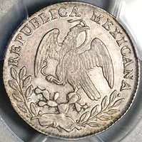 1862-Mo CH PCGS AU 53 Mexico 2 Reales City Mint Silver Coin (24071201C)