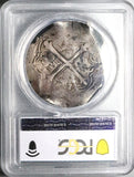 1618-Mo D PCGS VF 25 Mexico 8 Reales Philip III Cob Spain Colonial Silver Coin POP 1/0 (25030101C)