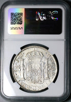 1777 NGC AU 58  Mexico 8 Reales Charles III Spain Colonial Silver Coin (23102501D)