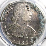 1810 PCGS VF Mexico 8 Reales Chopmarks Ferdinand VII Pillars Silver Coin (25022701C)