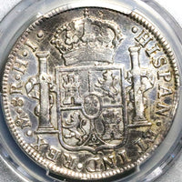 1810 PCGS VF Mexico 8 Reales Chopmarks Ferdinand VII Pillars Silver Coin (25022701C)