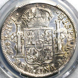 1810 PCGS VF Mexico 8 Reales Chopmarks Ferdinand VII Pillars Silver Coin (25022701C)