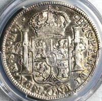 1810 PCGS VF Mexico 8 Reales Chopmarks Ferdinand VII Pillars Silver Coin (25022701C)