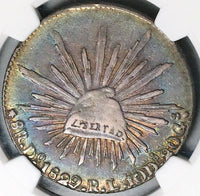 1829-Do NGC XF 40 Mexico 8 Reales Durango Date Variety Rare Silver Coin (25020601C)