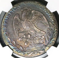 1829-Do NGC XF 40 Mexico 8 Reales Durango Date Variety Rare Silver Coin (25020601C)