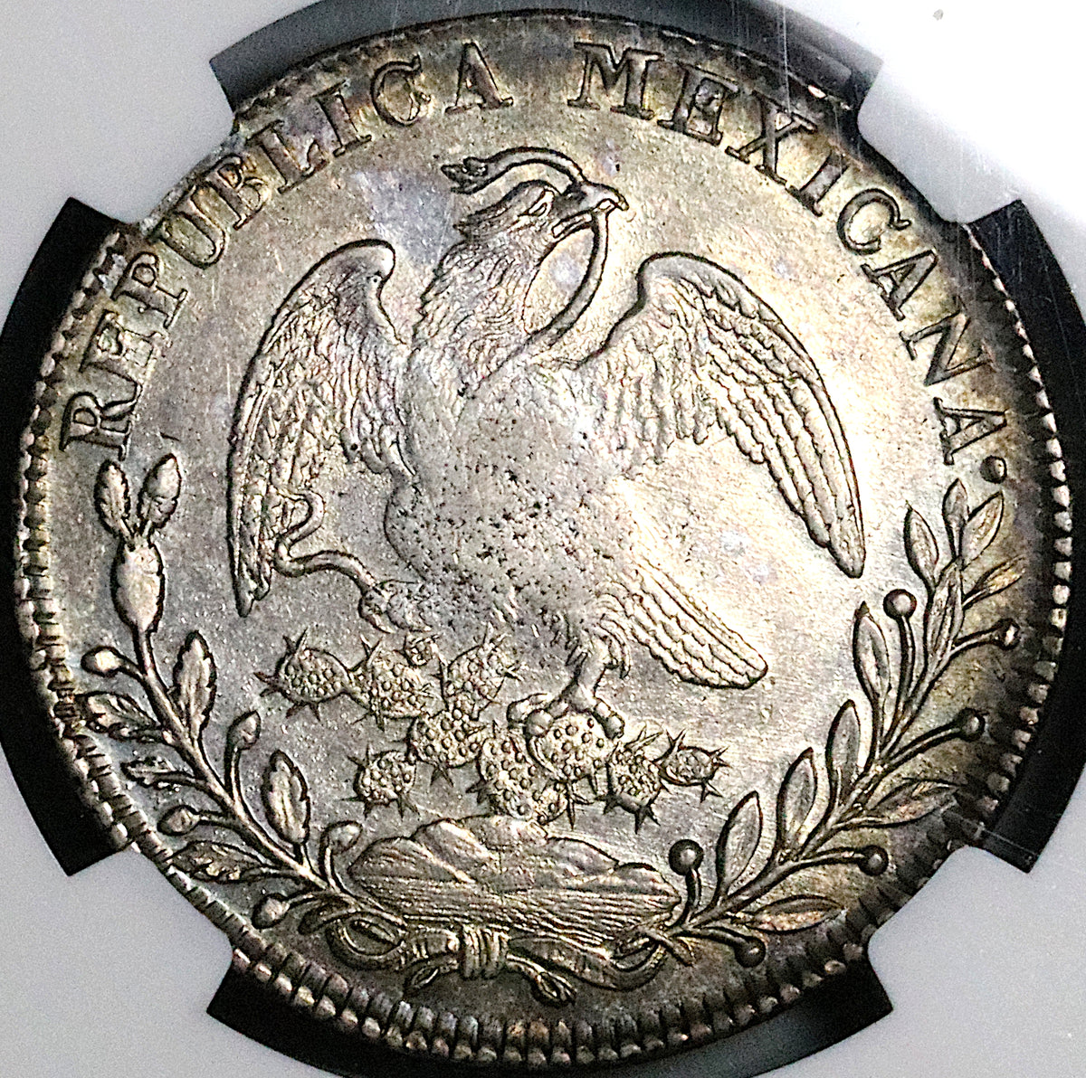 1829-Zs OV NGC AU 53 Mexico 8 Reales Rare Silver Coin POP 2/2 (2307280 ...