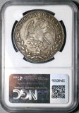 1831-Mo NGC MS 61 Mexico 8 reales Rare Cap Rays Silver Coin POP 3/4 (25012602D)