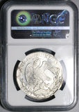 1835-Zs NGC MS 62 Mexico 8 Reales Zacatecas Mint Cap Rays Silver Coin (25021401C)