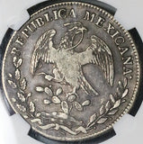 1836-Mo ML/F NGC VF 30 Mexico 8 Reales Rare Cap Rays Silver Coin (24082002C)