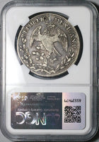 1836-Mo ML/F NGC VF 30 Mexico 8 Reales Rare Cap Rays Silver Coin (24082002C)