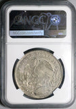 1842-Zs NGC AU Mexico 8 Reales Zacatecas Eagle 1841 Rare Silver Coin (25010901C)