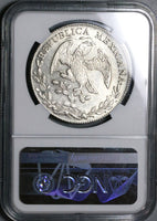 1846/5-Go NGC UNC Mexico 8 Reales Guanajuato Rare Overdate Silver Coin POP 1/0 (24120901C)