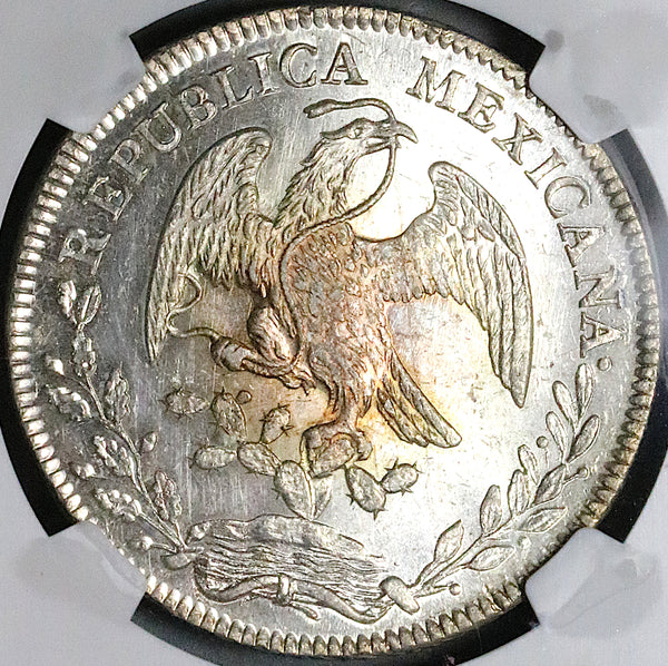 1846-Mo NGC MS 62 Mexico 8 Reales Near PL Cap Rays Mint State Silver C –  Caesar's Ghost Numismatics