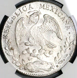 1863-Pi NGC MS 63 Mexico 8 Reales Potosi Mint State Silver Coin POP 3/4 (24060201C)