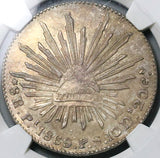 1869-Pi NGC MS 63 Mexico 8 Reales Potosi Mint Rare Coin POP 2/1 (25012801C)