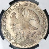 1869-Pi NGC MS 63 Mexico 8 Reales Potosi Mint Rare Coin POP 2/1 (25012801C)