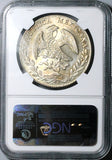 1874-Go NGC MS 64 Mexico 8 Reales Guanajuato Mint State Silver Coin (24083002C)