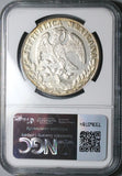 1879-As ML NGC UNC Mexico 8 Reales Very Rare Alamos Mint Silver Coin (24050504C)