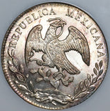 1881-Ga NGC MS 64 Mexico 8 Reales Guadalajara Mint Vintage Holder Silver Coin POP 4/2 (24051402C)