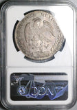 1884-Ca NGC MS 63 Mexico 8 Reales Cap Rays Silver Coin POP 5/7 (24052703C)