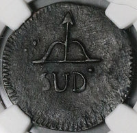 1812 NGC AU Mexico Oaxaca Sud 2 Reales Morelos War Independence Coin (24051303C)